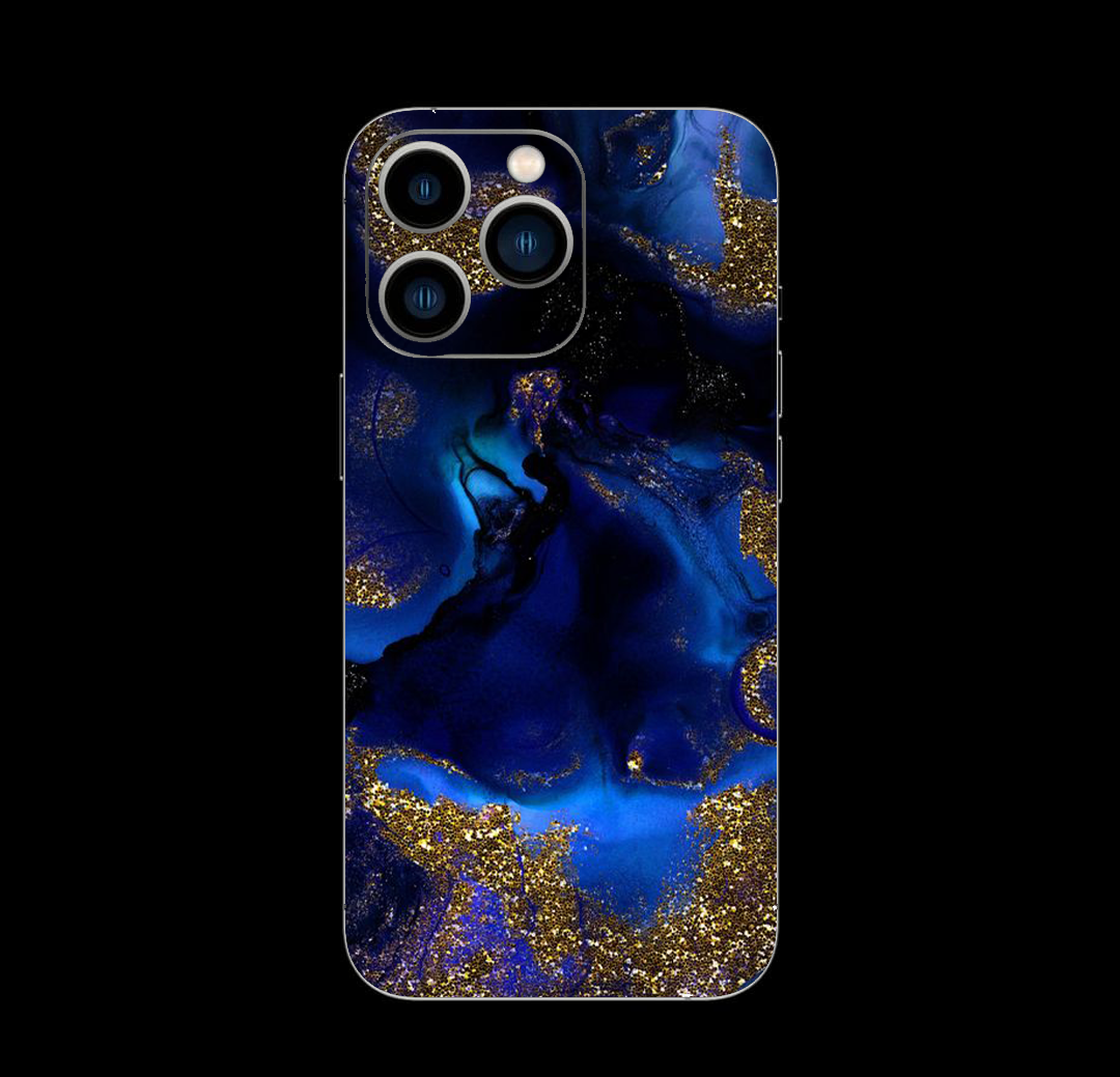 Skin Gold and Blue Marble