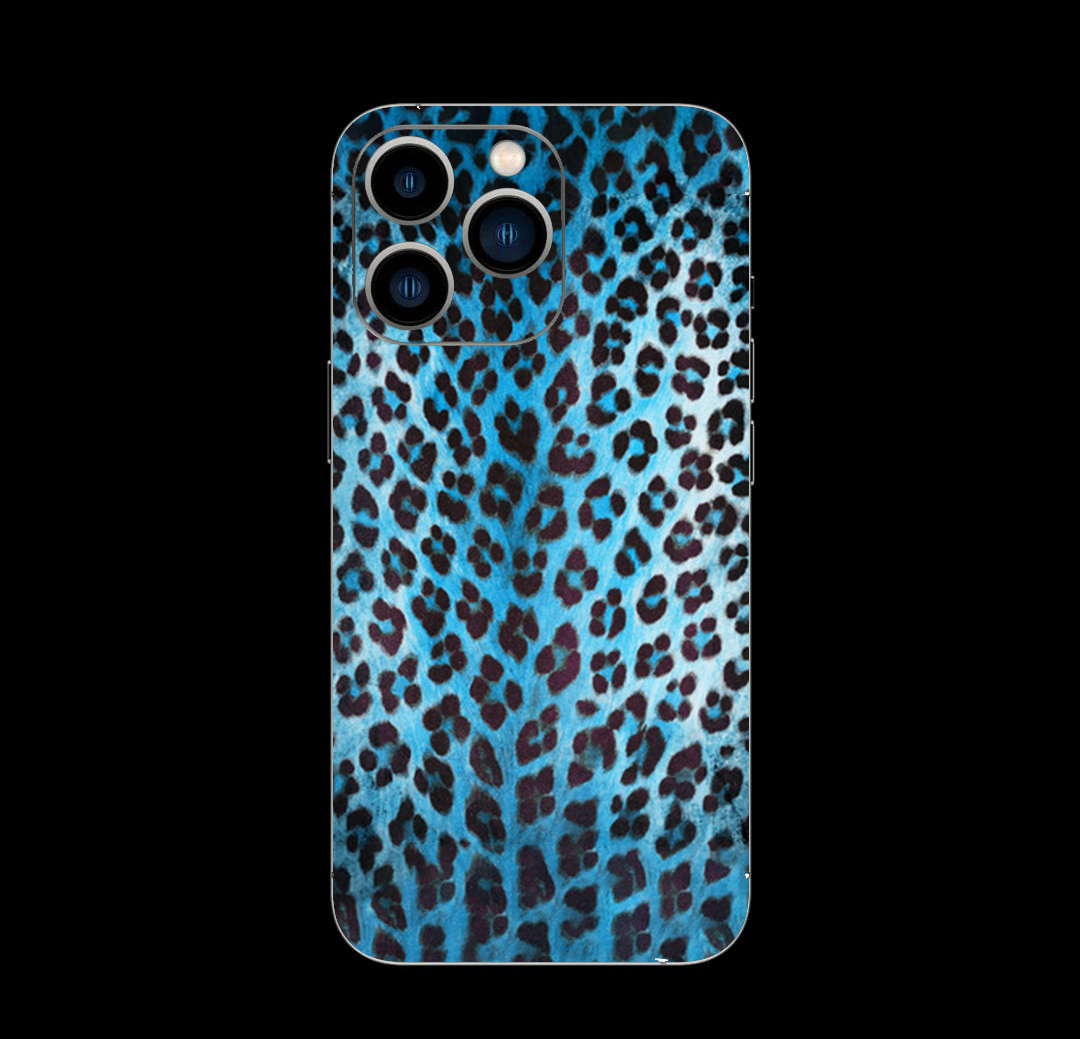 Skin Blue Leopard